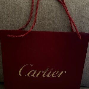 Cartier shopping bag